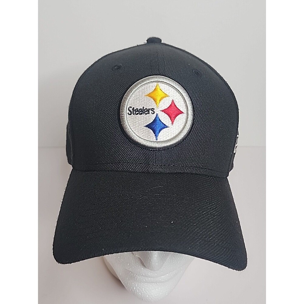 Pittsburgh Steelers New Era Team Classic 39Thirty Flex Fit Hat Size M/L Cap